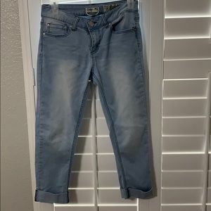 Capri light washed jeans